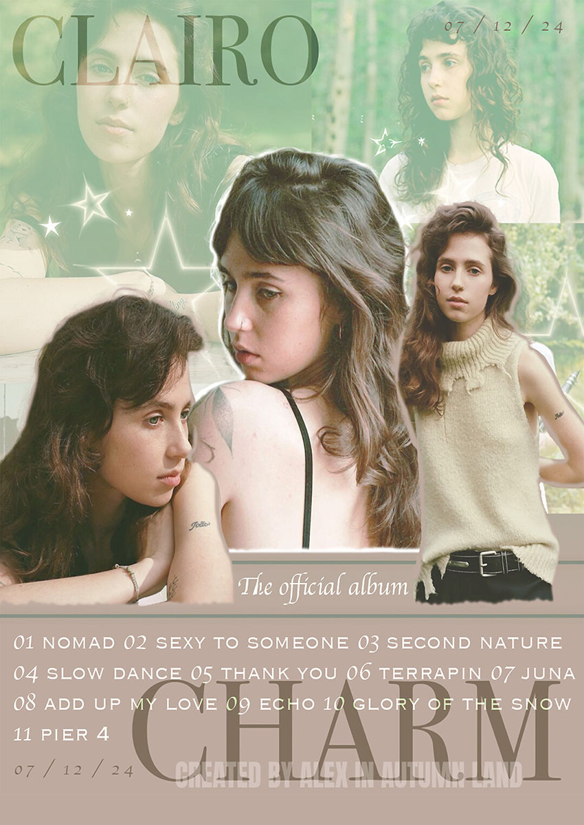Clairo Charm Album Artwork Canvas Print & Poster Wall Art - AI PRINT LAB